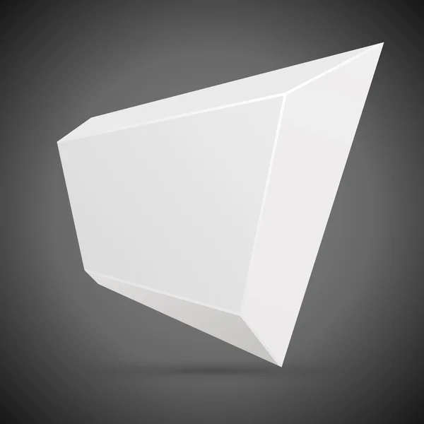 Abstrakte Origami-Sprechblasenvektorhintergrund — Stockvektor