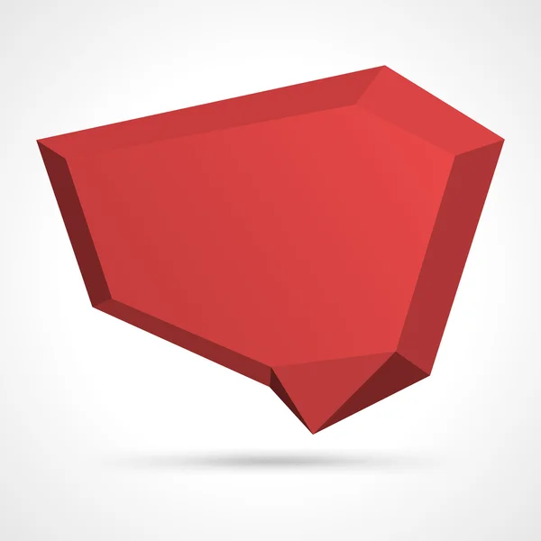 Αφηρημένο φόντο διάνυσμα φυσαλίδων ομιλίας origami — Διανυσματικό Αρχείο