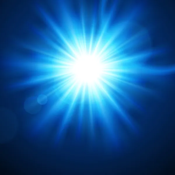 Lens flare vector background — Stock Vector