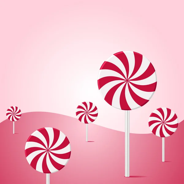 Lollipop-Vektorhintergrund — Stockvektor
