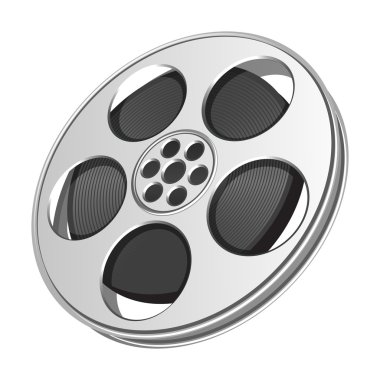 Video film tape cinema vector illustration clipart