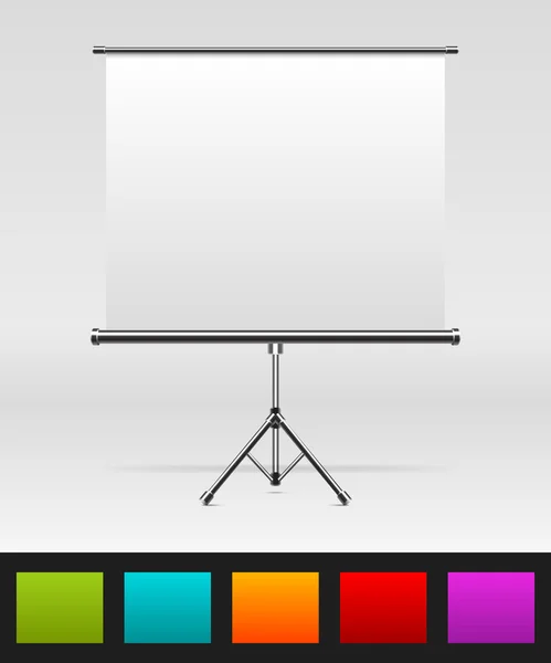 White board with empty space — Stock Vector