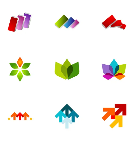 Logo tasarım öğeleri için 23 set — Stok Vektör