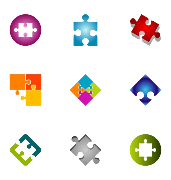 Ensemble d'éléments de conception de logo 01 — Image vectorielle