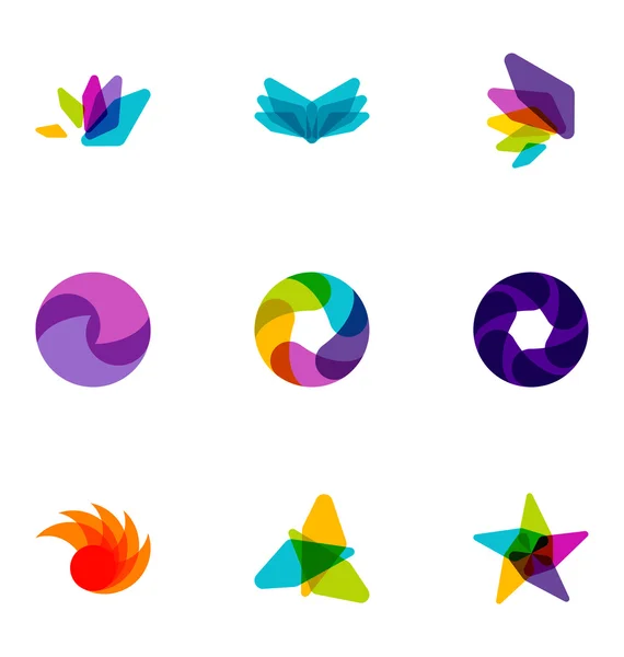 Conjunto de elementos de design do logotipo Gráficos De Vetores