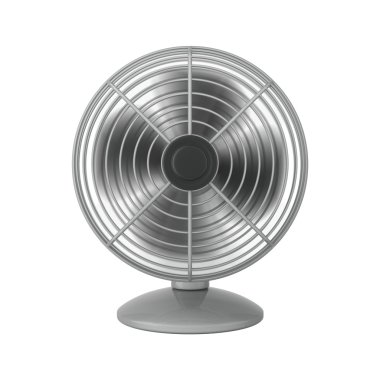 Silver fan clipart