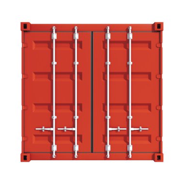 Red container clipart