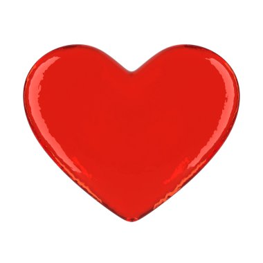 Red heart clipart