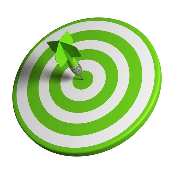 Green darts — Stock Photo, Image