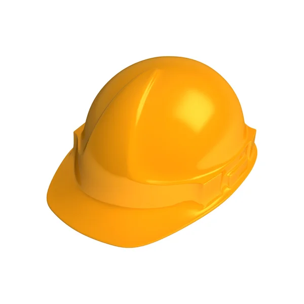 Pomarańczowy kapelusz twardy — Zdjęcie stockowe