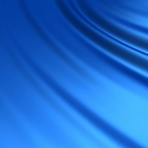 Синий шелк — стоковое фото