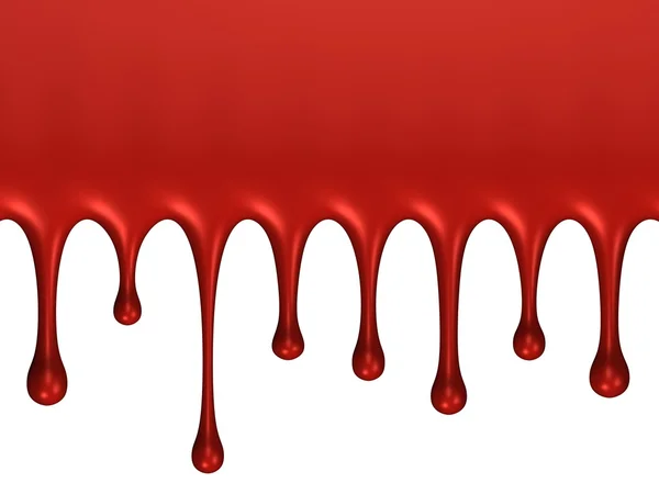 Glossy blood splash — Stock Photo, Image
