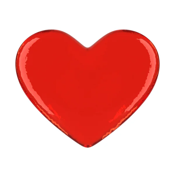 Czerwone serce — Zdjęcie stockowe