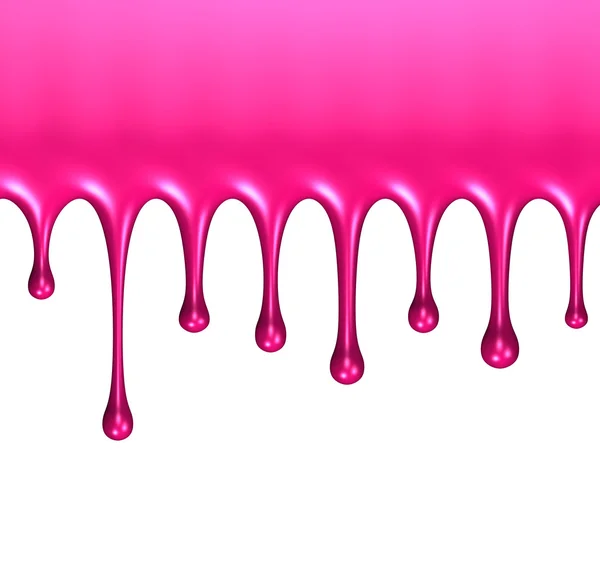 Glossy pink splash — Stock Photo, Image