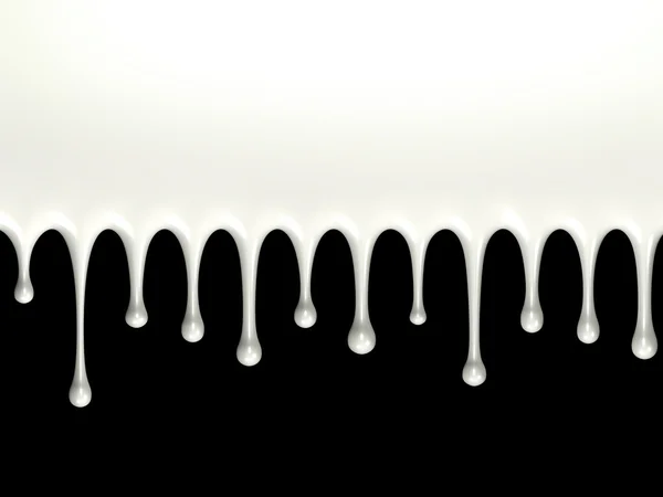 Splash Γυαλιστερό γάλα — Φωτογραφία Αρχείου