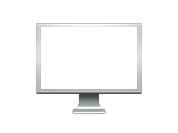 Zilveren monitor — Stockfoto