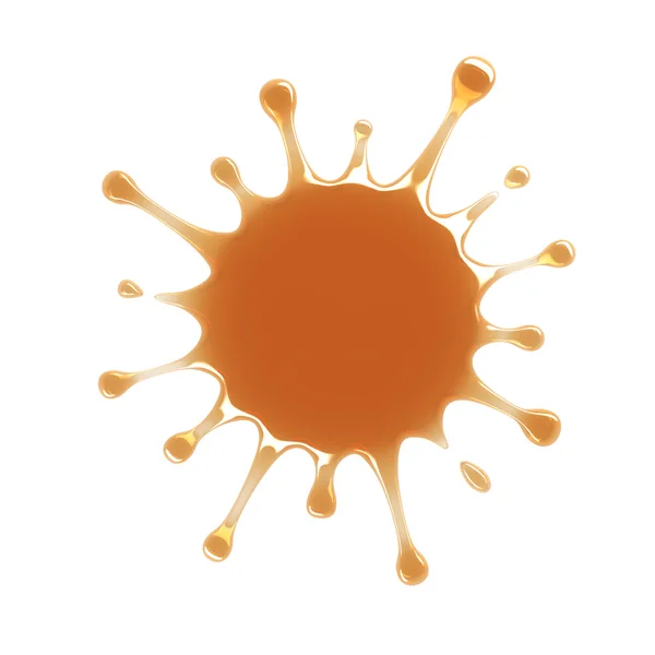 Parlak portakal suyu splash — Stok fotoğraf