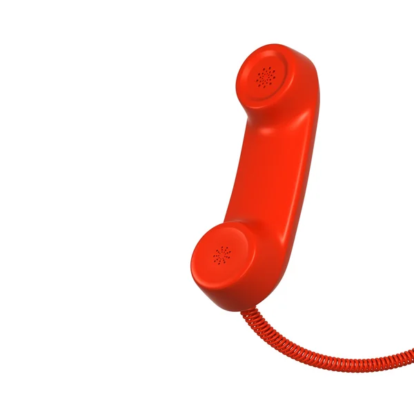 Czerwony telefon rury — Zdjęcie stockowe