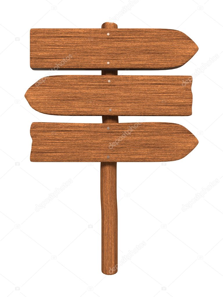 houten bord pijlen — Stockfoto © VikaSuh 6338458