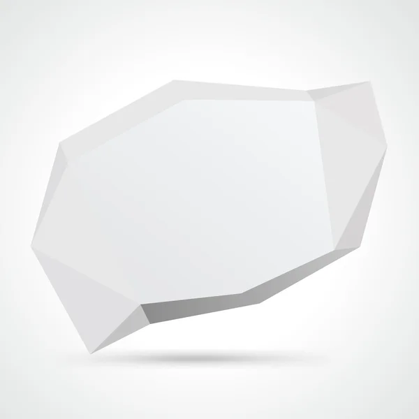 Абстрактный пузырь речи оригами — стоковый вектор