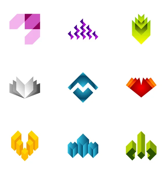 Ensemble d'éléments de conception de logo 59 — Image vectorielle