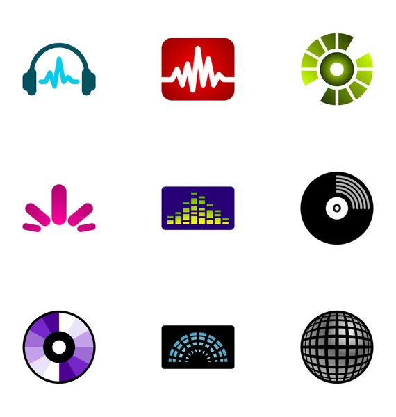 Logo tasarım öğeleri 57 ayarla — Stok Vektör