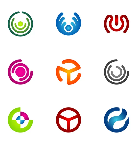 Logo design elements set 36 — Stock Vector