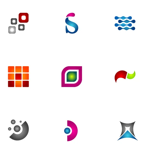 Set di elementi di design logo 30 — Vettoriale Stock