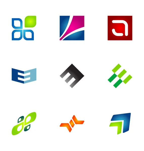 Set di elementi di design logo 27 — Vettoriale Stock