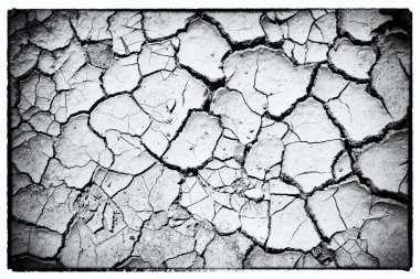 The dried up cracked earth clipart