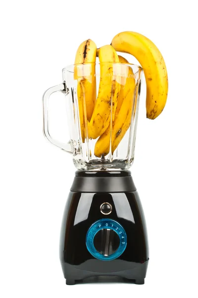 stock image Blender with bananas