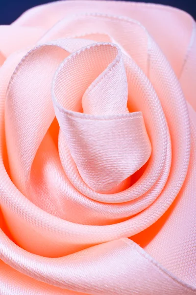 Satin peach-colored rose — Stock Photo, Image
