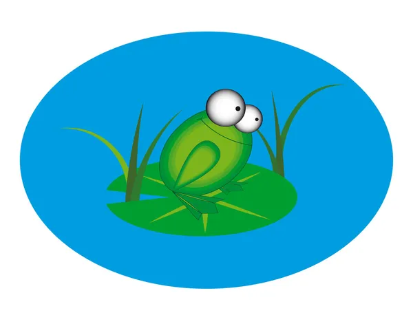 stock vector Animation frog