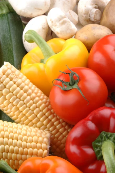 Świeże warzywa organiczne z ogrodu — Zdjęcie stockowe