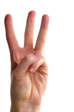 Three Fingers clipart