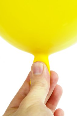 Baloon in Hand clipart