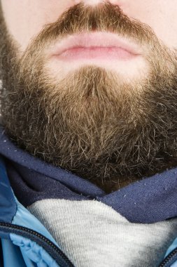 Beard Close Up clipart