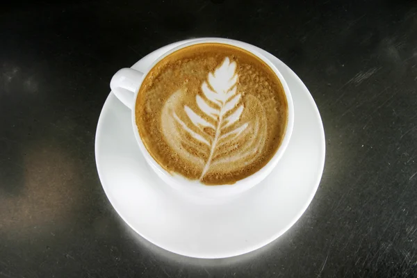 Cappuccino Latte Art — Stockfoto