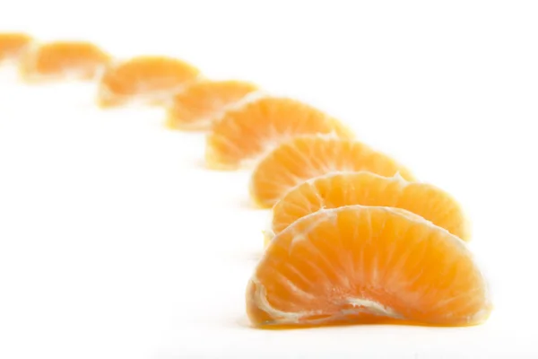 Oranžový řádek — Stock fotografie