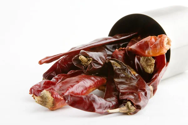 Suszone chilli duże — Zdjęcie stockowe