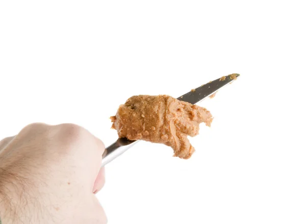 Large peanut Butter Portion — Stock Photo, Image