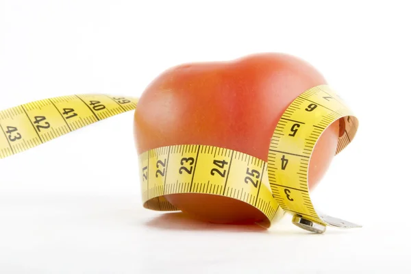 Medida de cinta de tomate —  Fotos de Stock