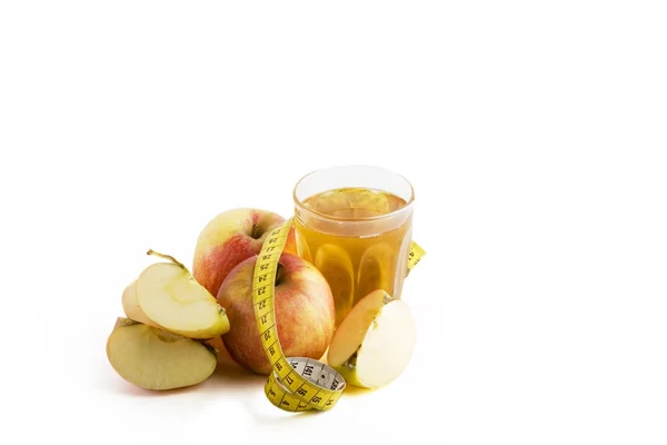 Sumo de maçã fresco — Fotografia de Stock