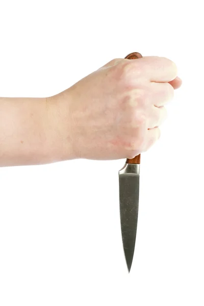Pearing kniv dolk grepp — Stockfoto