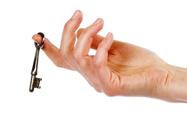 Key in Hand — Stock Photo, Image