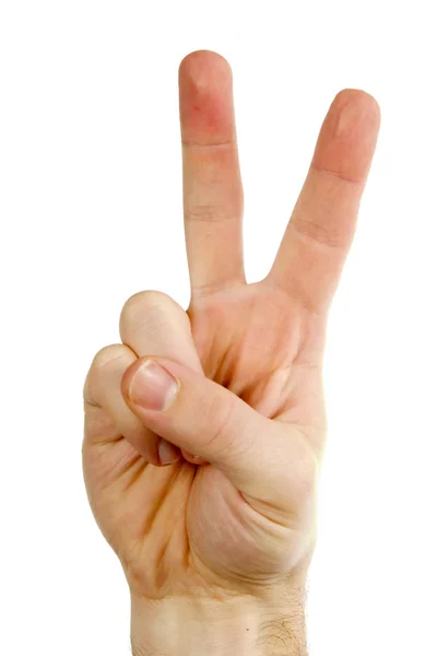 Dois dedos — Fotografia de Stock