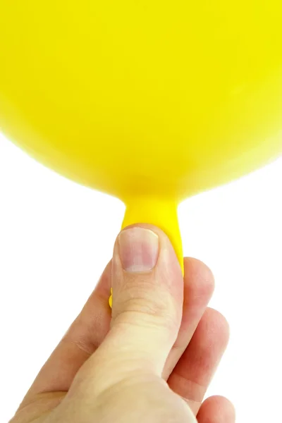 Ballong i handen — Stockfoto