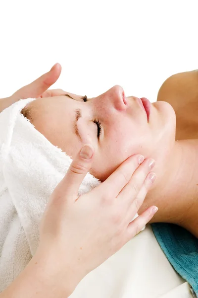 Face Massage at Spa — Stockfoto