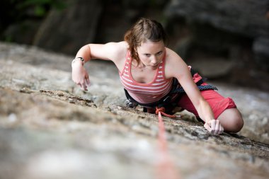 Female Climber clipart