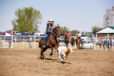 Calf Roping clipart